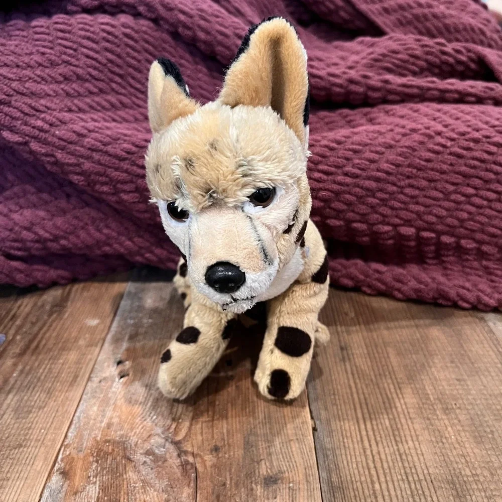 SOS Save Our Space Serval Cub Plush Spotted Stuffed Animal 10 Inch